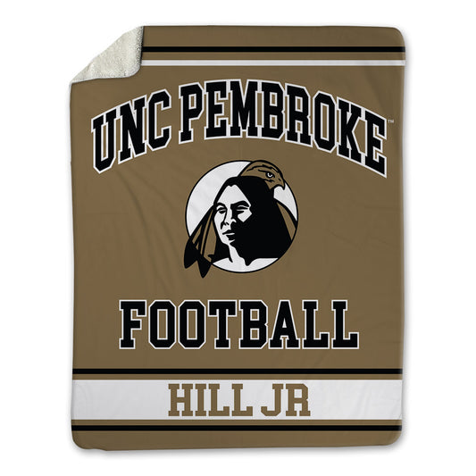 UNC Pembroke - NCAA Football : Andre Hill Jr - Blanket-0