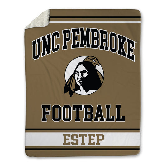 UNC Pembroke - NCAA Football : Cameron Estep - Blanket-0
