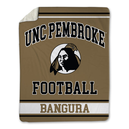 UNC Pembroke - NCAA Football : Aaron Bangura - Blanket-0