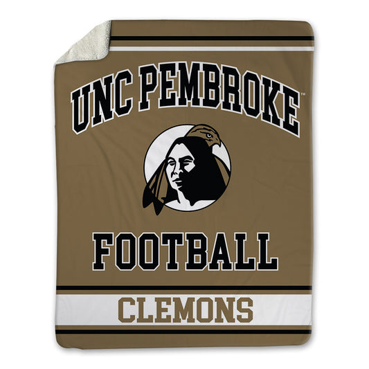 UNC Pembroke - NCAA Football : Jahari Clemons - Blanket-0
