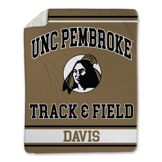UNC Pembroke - NCAA Men's Track & Field : John Davis - Blanket-0