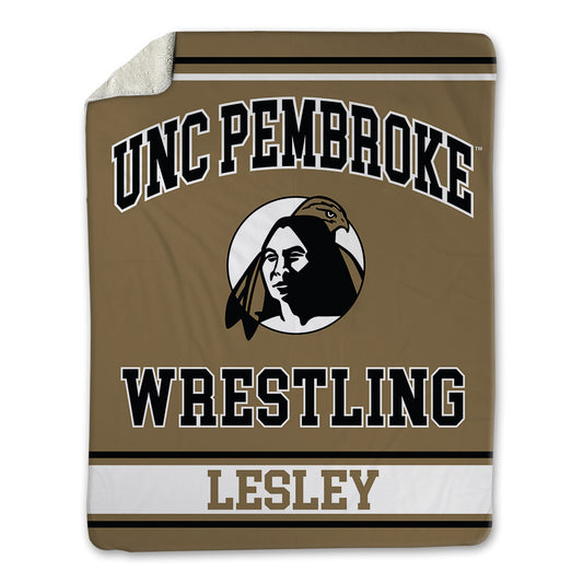 UNC Pembroke - NCAA Wrestling : Miles Lesley - Blanket-0