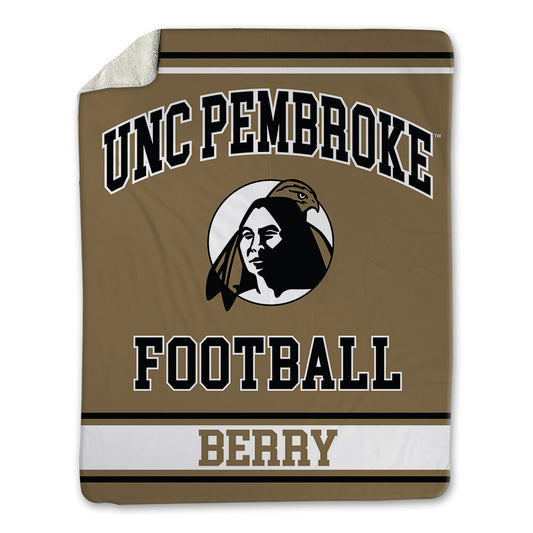 UNC Pembroke - NCAA Football : Cameron Berry - Blanket-0