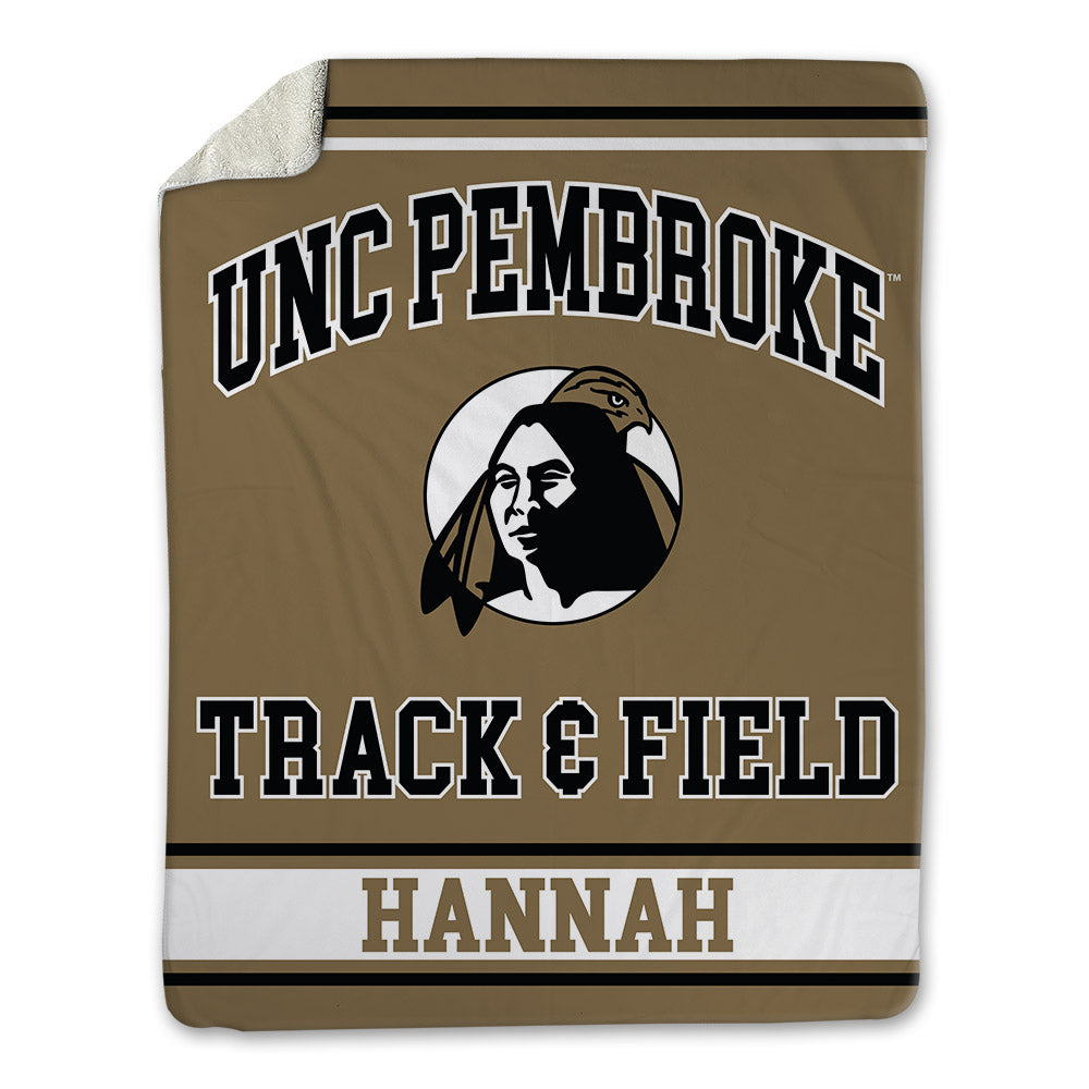 UNC Pembroke - NCAA Men's Track & Field : Jaiden Hannah - Blanket-0