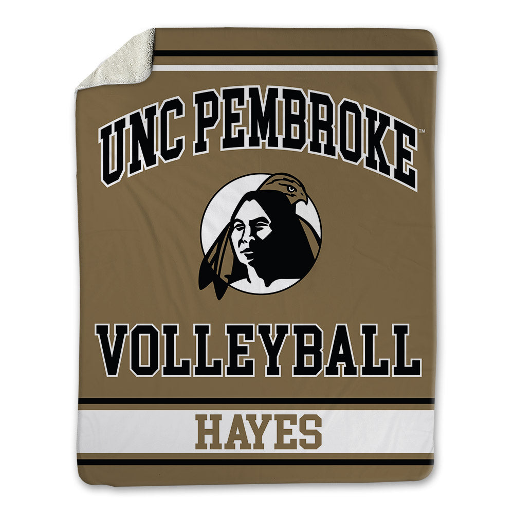 UNC Pembroke - NCAA Women's Volleyball : Mckenna Hayes - Blanket-0