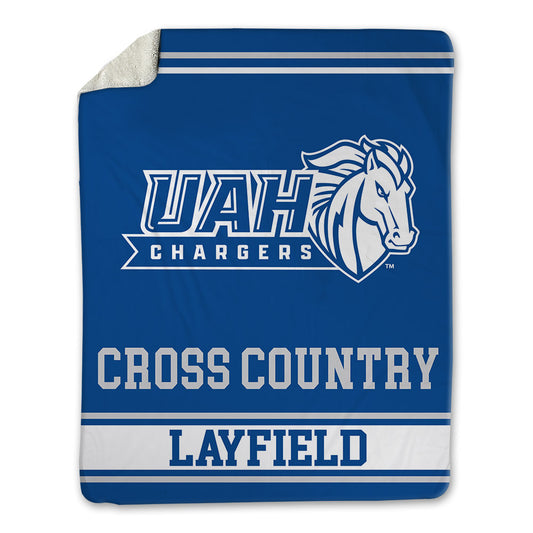 UAH - NCAA Men's Cross Country : David Layfield - Blanket-0