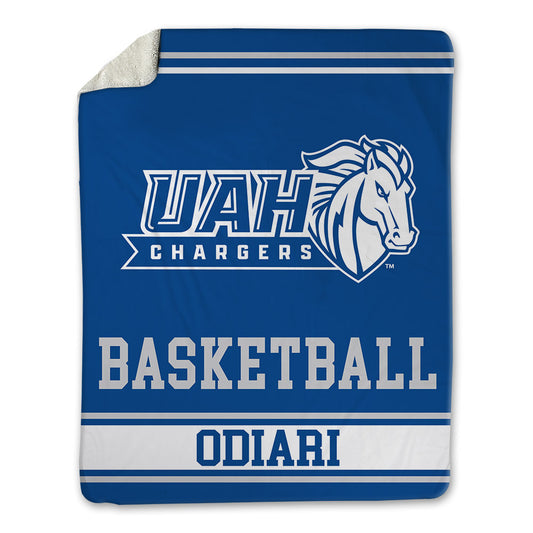 UAH - NCAA Men's Basketball : Vic Odiari - Blanket-0