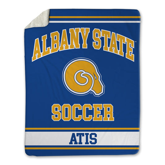 Albany State - NCAA Women's Soccer : Sagine Atis - Blanket-0