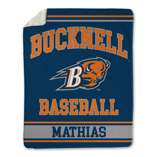 Bucknell - NCAA Baseball : Garrett Mathias - Blanket-0