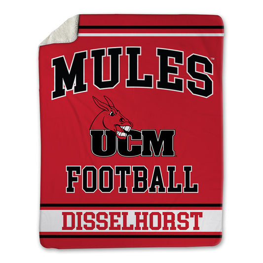 UCM - NCAA Football : Barrett Disselhorst - Blanket-0