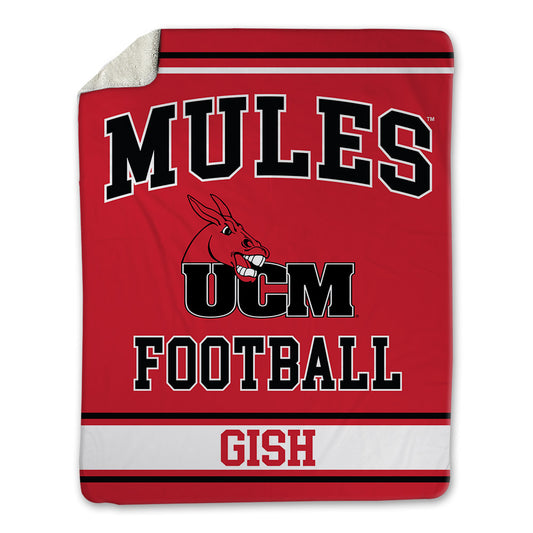 UCM - NCAA Football : Owen Gish - Blanket-0
