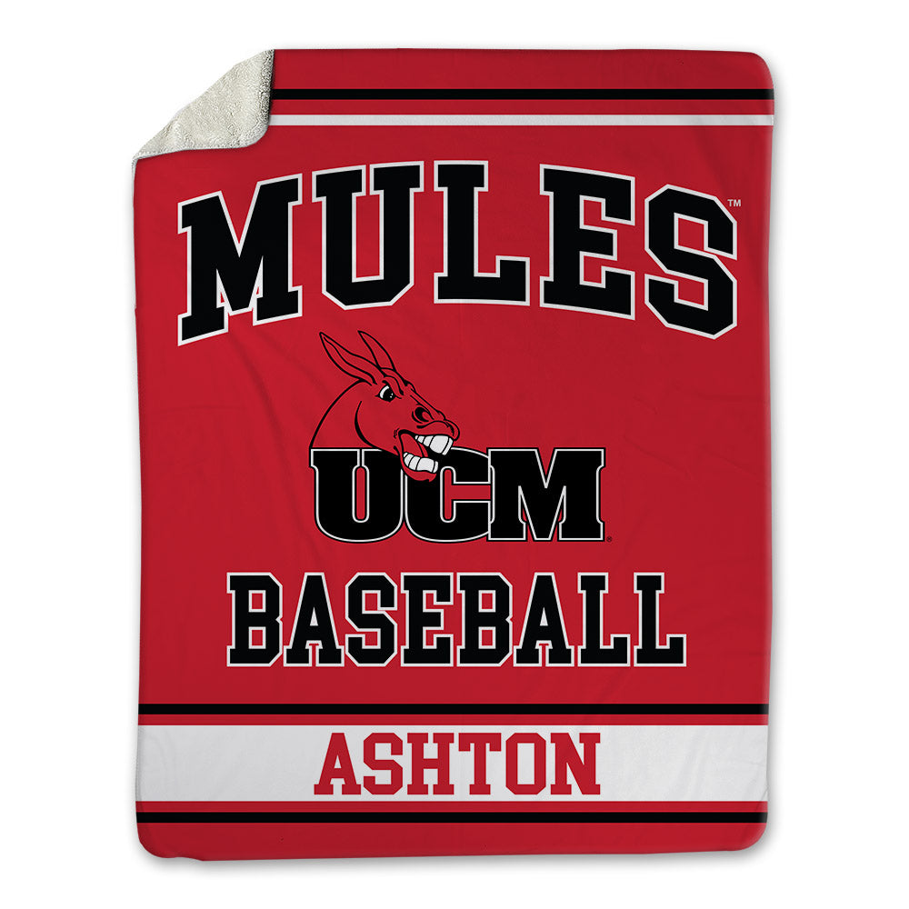 UCM - NCAA Baseball : Kaiden Ashton - Blanket-0