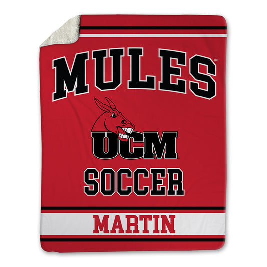 UCM - NCAA Women's Soccer : Kate Martin - Blanket-0