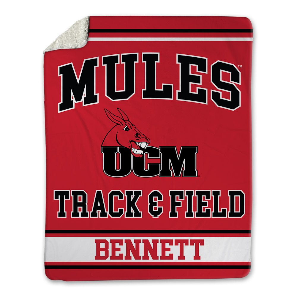 UCM - NCAA Men's Track & Field : Jeremy Bennett - Blanket-0
