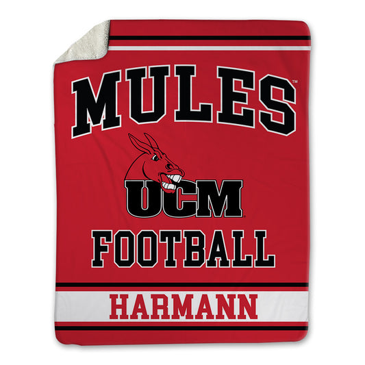 UCM - NCAA Football : Carter Harmann - Blanket-0