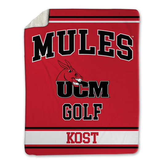UCM - NCAA Women's Golf : Madolyn Kost - Blanket-0
