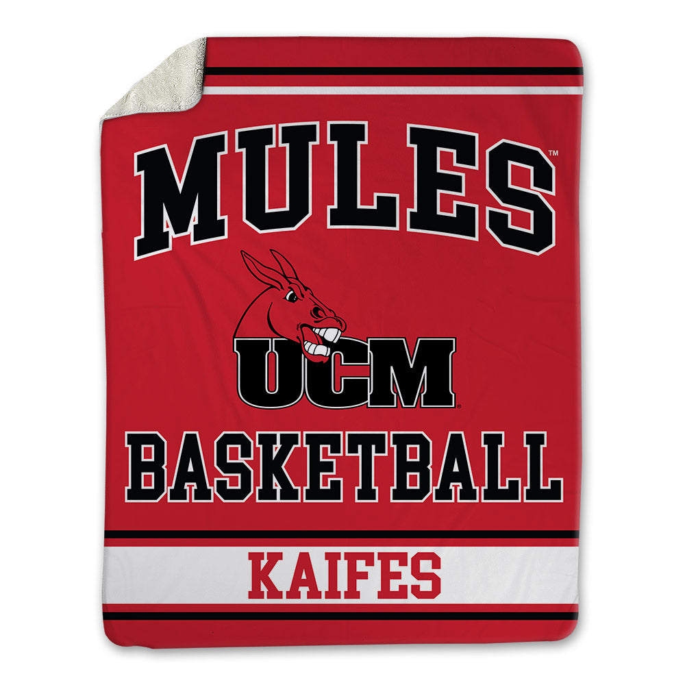 UCM - NCAA Men's Basketball : Carter Kaifes - Blanket-0