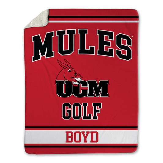UCM - NCAA Men's Golf : Will Boyd - Blanket-0