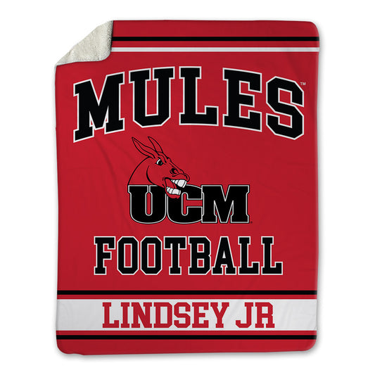 UCM - NCAA Football : Marlon Lindsey Jr - Blanket-0