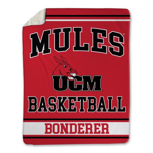 UCM - NCAA Women's Basketball : Jolie Bonderer - Blanket-0