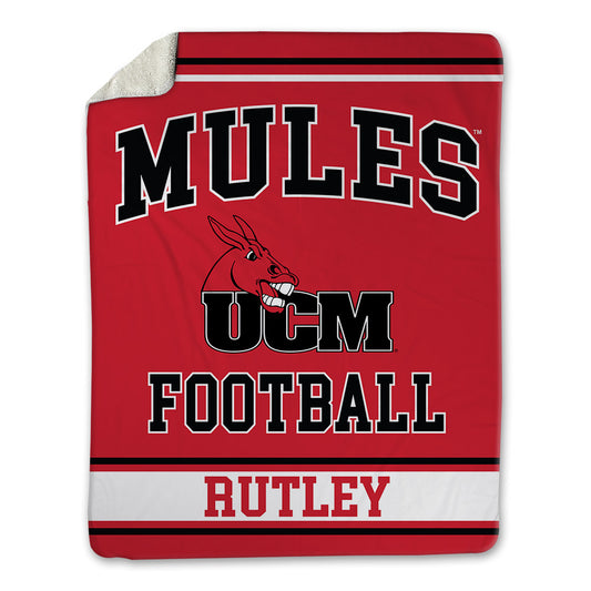UCM - NCAA Football : Aidan Rutley - Blanket-0