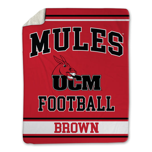 UCM - NCAA Football : Damien Brown - Blanket-0