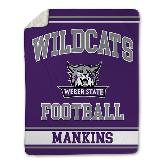 Weber - NCAA Football : Max Mankins - Blanket-0