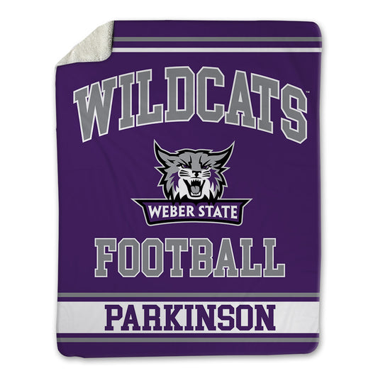 Weber - NCAA Football : Elias Parkinson - Blanket-0