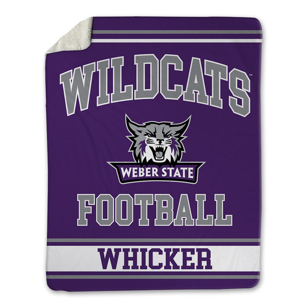Weber - NCAA Football : Riley Whicker - Blanket-0