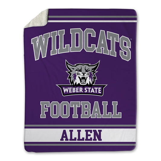 Weber - NCAA Football : Tristan Allen - Blanket-0