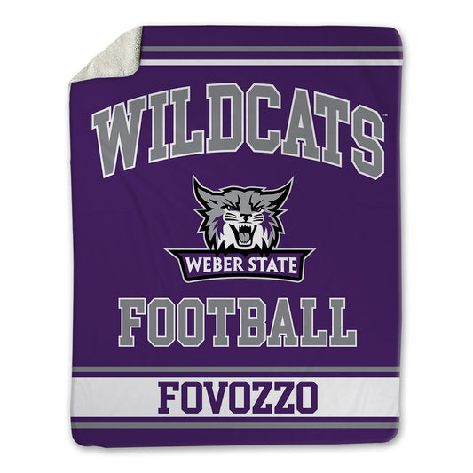 Weber - NCAA Football : Nicholas Fovozzo - Blanket-0