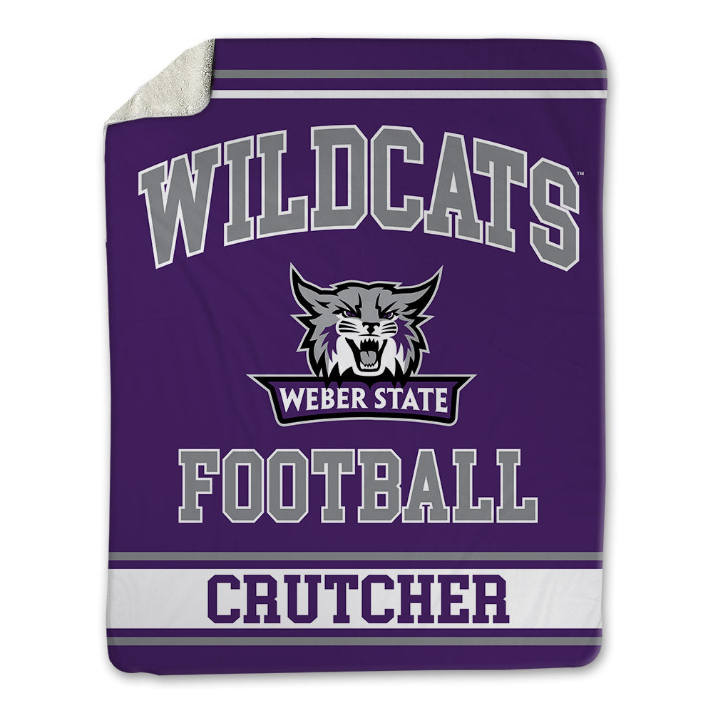 Weber - NCAA Football : Leon Crutcher - Blanket-0