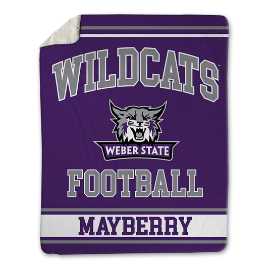 Weber - NCAA Football : Jasean Mayberry - Blanket-0