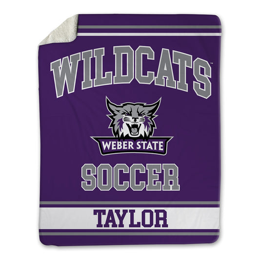 Weber - NCAA Women's Soccer : McKenzie Taylor - Blanket-0