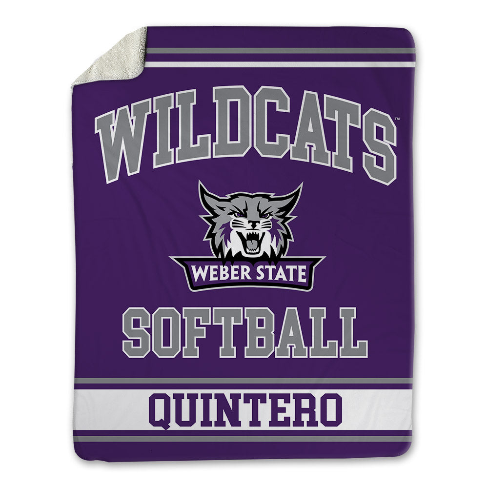 Weber - NCAA Softball : McKenzie Quintero - Blanket-0