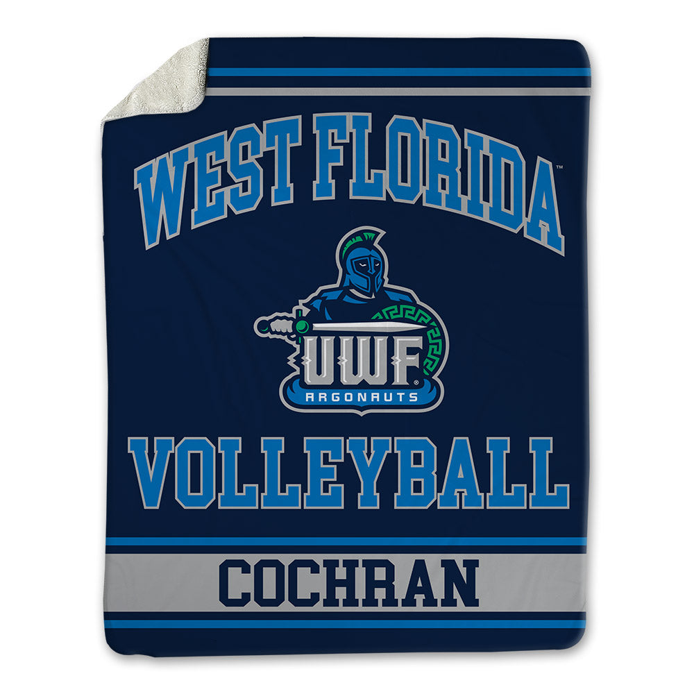UWF - NCAA Women's Volleyball : Aniston Cochran - Blanket-0