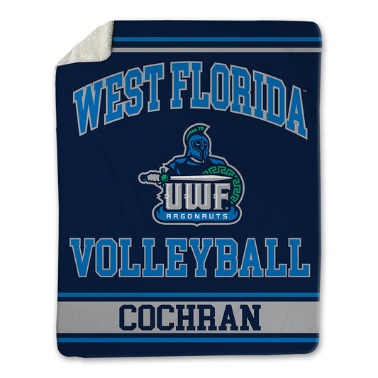 UWF - NCAA Women's Volleyball : Aniston Cochran - Blanket-0