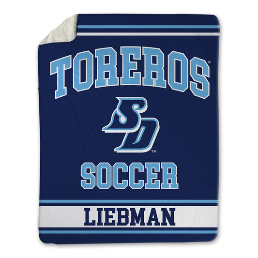 San Diego - NCAA Women's Soccer : Makenna Liebman - Blanket-0