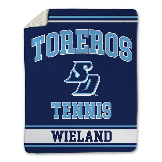 San Diego - NCAA Men's Tennis : Luc Wieland - Blanket-0