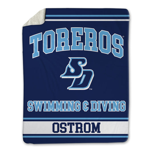 San Diego - NCAA Women's Swimming & Diving : Alexandra Ostrom - Blanket-0