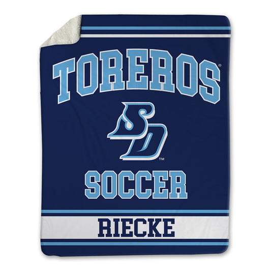 San Diego - NCAA Men's Soccer : Owen Riecke - Blanket-0