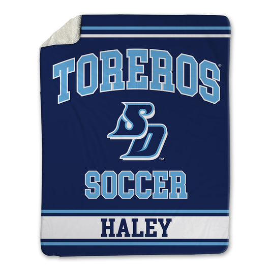 San Diego - NCAA Women's Soccer : Abby Haley - Blanket-0