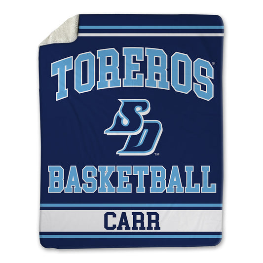 San Diego - NCAA Women's Basketball : Erica Carr - Blanket-0