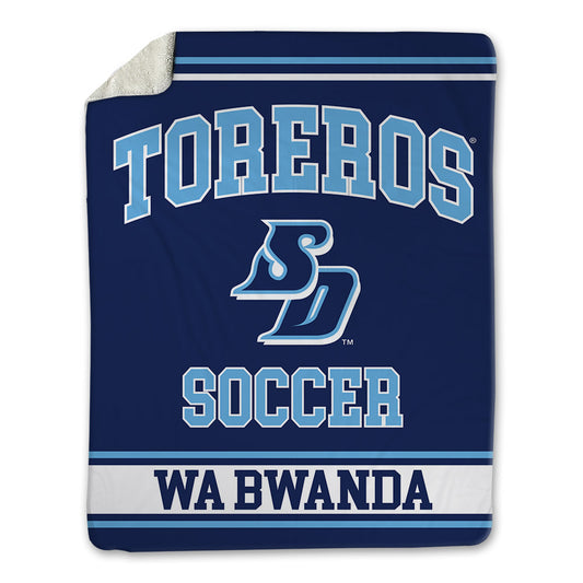 San Diego - NCAA Men's Soccer : Lucien Wa Bwanda - Blanket-0