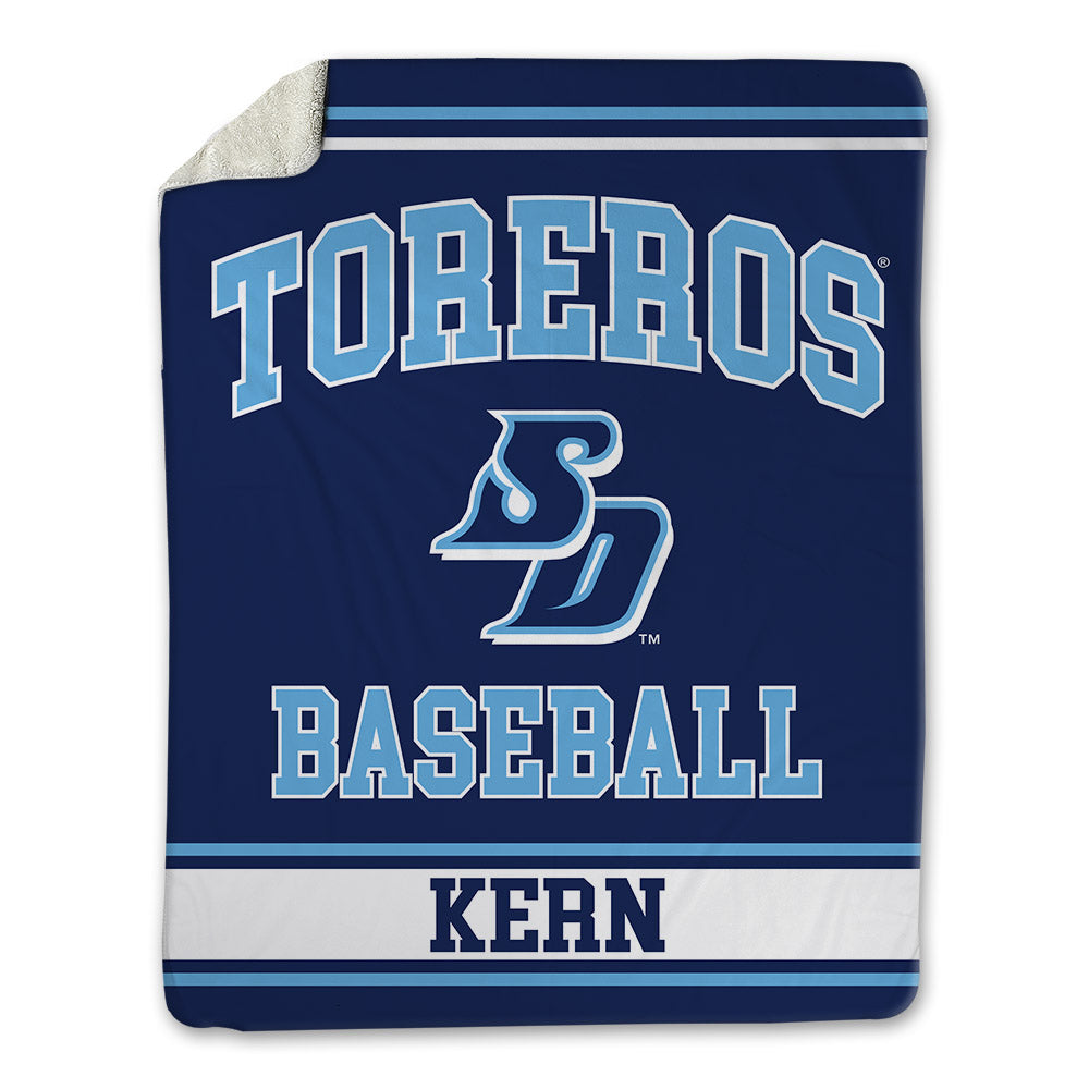 San Diego - NCAA Baseball : Tanner Kern - Blanket-0