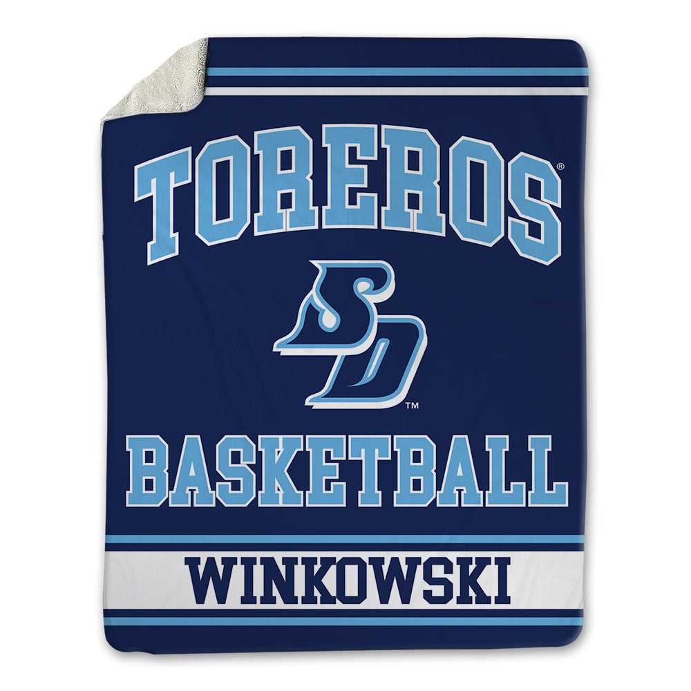 San Diego - NCAA Men's Basketball : Piotr Winkowski - Blanket-0