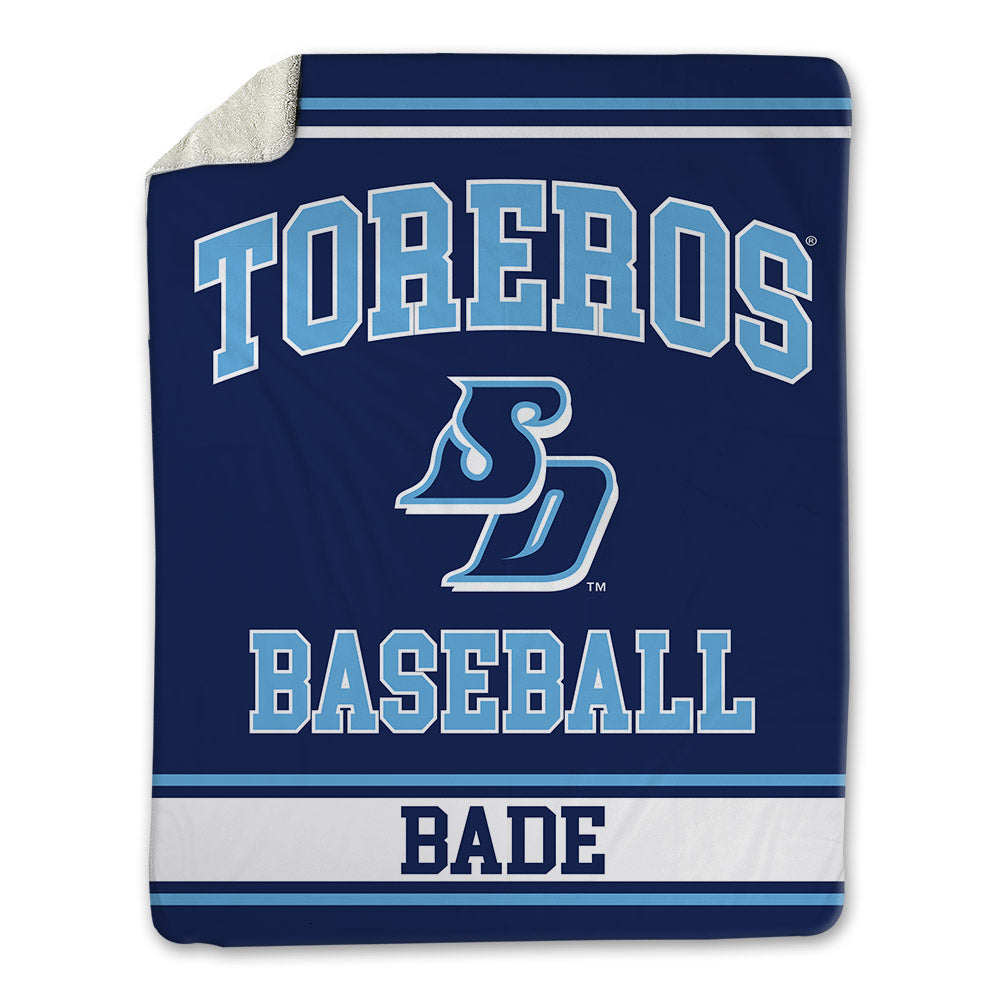 San Diego - NCAA Baseball : Kyle Bade - Blanket-0