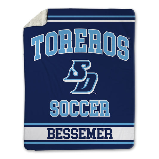 San Diego - NCAA Women's Soccer : Katelyn Bessemer - Blanket-0