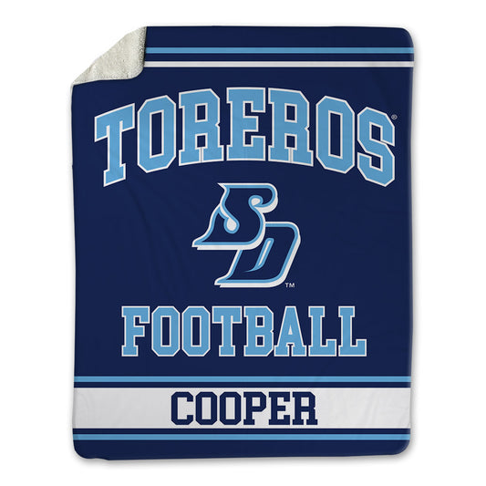 San Diego - NCAA Football : Malachi Cooper - Blanket-0