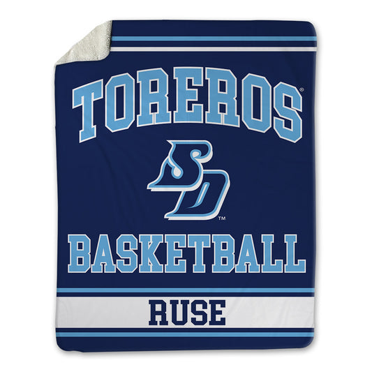 San Diego - NCAA Women's Basketball : Eva Ruse - Blanket-0